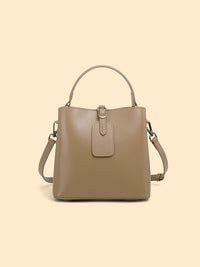 Malas femininas, nova bolsa versátil primavera/verão 2025, mala crossbody de grande capacidade de alta gama, mala de ombro simples em pele genuína