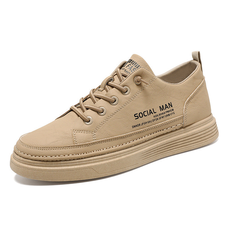 Sapatos masculinos de verão, sapatos brancos finos e respiráveis, sapatos de couro modernos e versáteis, ténis casuais, sapatos de trabalho, sapatos modernos
