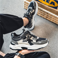 Sapatos masculinos populares famosos na internet, sapatos desportivos Spring A-Gump, sapatos de pai estilo Hong Kong para jovens masculinos, INS modernos e versáteis antiderrapantes