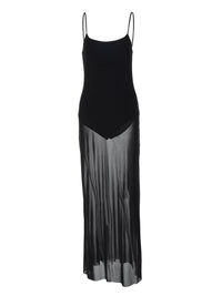 Novos vestidos slip skin-fit femininos de retalhos transfronteiriços na Amazon por grosso