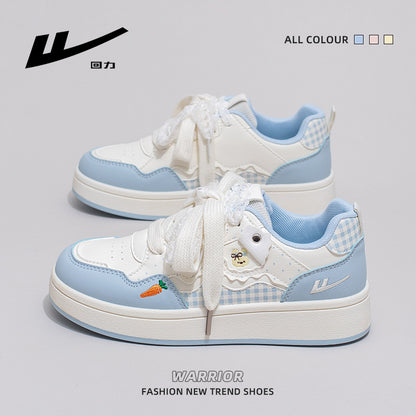 Guerreiros, ténis baixos, confortáveis, versáteis de estilo academia, sapatos simples fofos, enérgicos, de alto valor com design elegante, sapatos casuais femininos