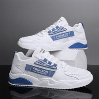 Sapatos Masculinos de Verão 2025 Novos Sapatos Desportivos Casual Versáteis, Sapatos Pequenos de Quadro Branco Respiráveis e Resistentes a Odores, Sapatos de Rede Masculina