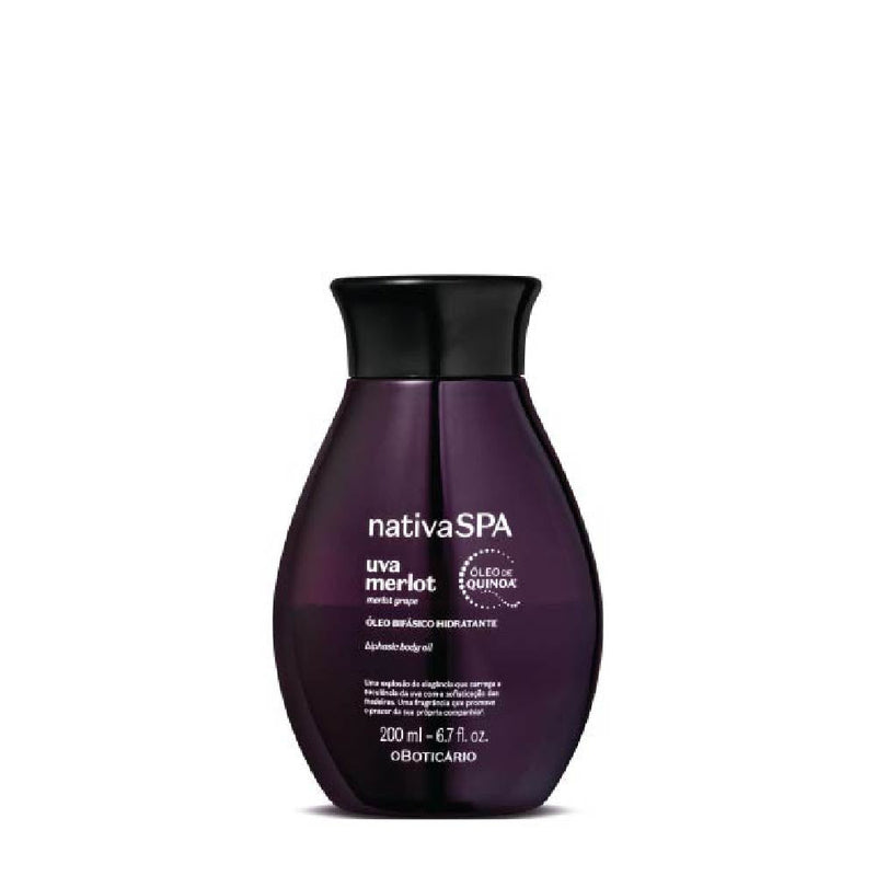 Óleo Bifásico Hidratante Corporal Nativa Spa Uva Merlot