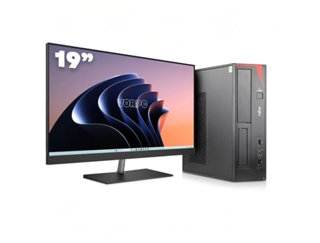 Fujitsu E410 Sff / Celeron-G1840 / 8Gb Ddr3 256Gb Ssd Windows 10 Pack 19 (Recondicionado Como Novo) - Fujitsu