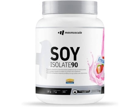 Soy Isolate90 - 1Kg Morango Da Mm Supplements - MM Supplements