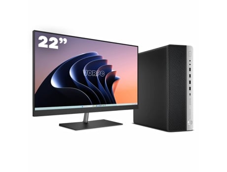 Hp 800 G3 Sff / I5-6500 / 8Gb Ddr4 256Gb Ssd Windows 10 Pack 22 (Recondicionado Como Novo) - HP