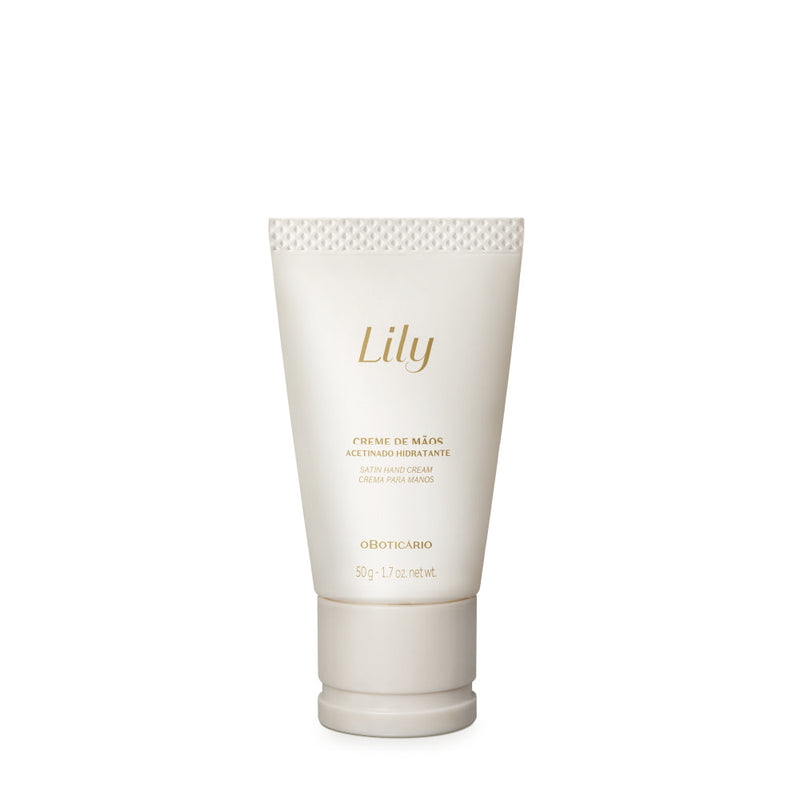 Creme de Mãos Acetinado Hidratante Lily