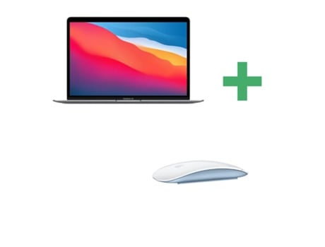 Macbook Air 13" Apple Cinzento Espacial (Recondicionado Sinais De Uso - Apple M1 - Ram: 8 Gb - 256 Gb Ssd Teclado Pt) - Apple