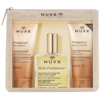 Set Body Lotion 100ml + Aceite de Ducha 100ml + Huile Prodigieuse 100ml