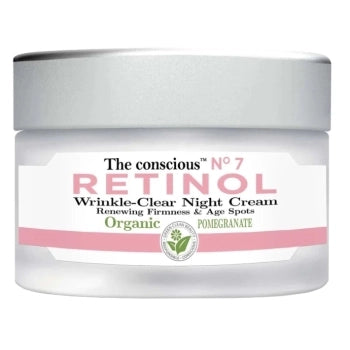 The conscious  Retinol Wrinkle-Clear Night Cream Organic Pomegranate