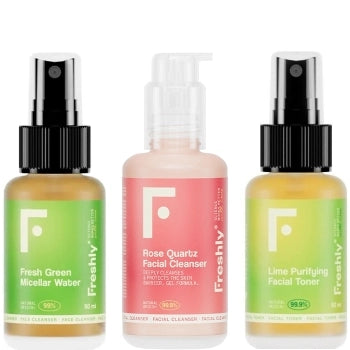 Set Mini Cleanser Trio Rose Quartz 50ml + Fresh Green 50ml + Lime Purifying 50ml