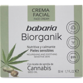 Crema Facial con Aceite de Semillas de Cannabis