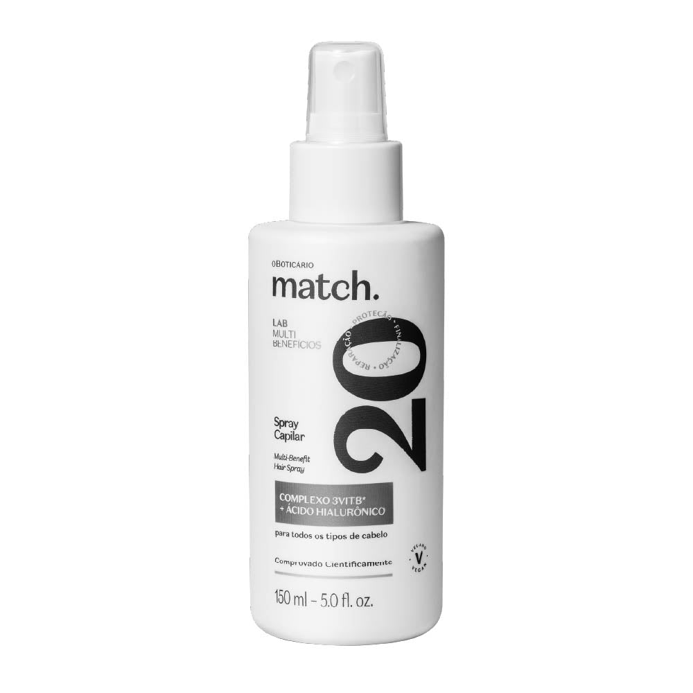 Spray Multi Benefícios Match Lab
